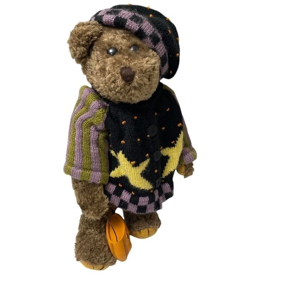 Halloween Teddy Bear with Pumpkin Sleepy Hollow Heather Hykes by Artisan Flair - Picture 6 of 9